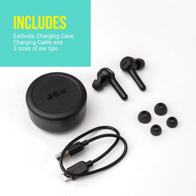 Jam TWS Exec Earbuds In-Ear Bluetooth Kopfhörer, Wireless, Kabelloses Audio, Wiederaufladbar, Integr