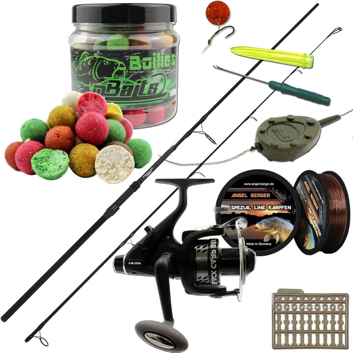 Angel Berger Steck Karpfenset Angelset Karpfen Angel Karpfencombo Karpfenrute