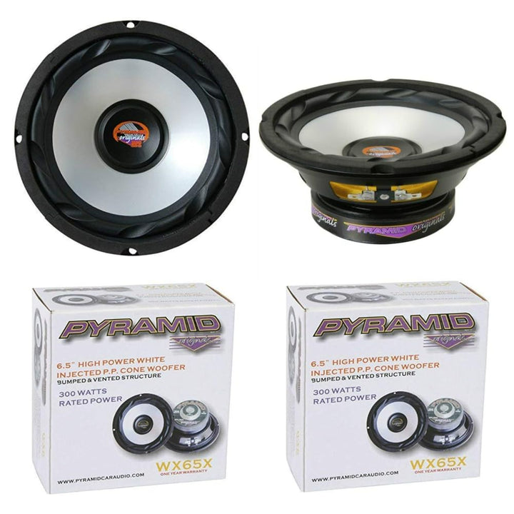 GK SOUND 2 woofer Pyramid WX65X-Tieftöner, 16,5 cm, 165 mm, 6,5 Zoll Durchmesser, 150 Watt rms und 3