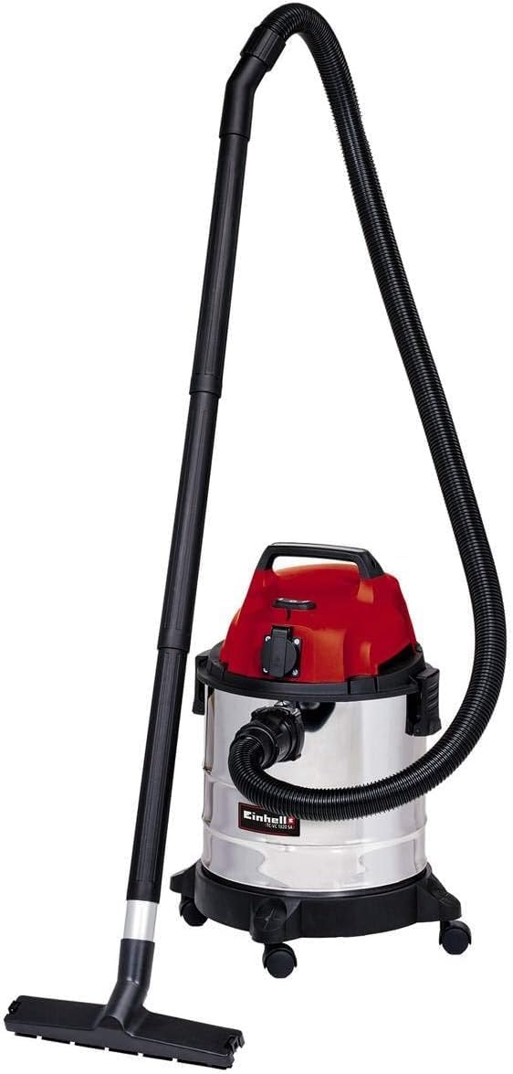 Einhell Nass-Trockensauger TC-VC 1820 SA (1.250 Watt, Edelstahlbehälter 20l, Blasanschluss, Zubehörh