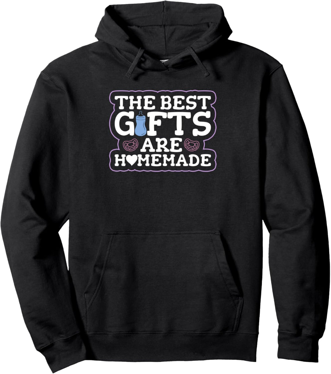 Geschenke sind hausgemacht Ironischer Spruch Familie Pullover Hoodie