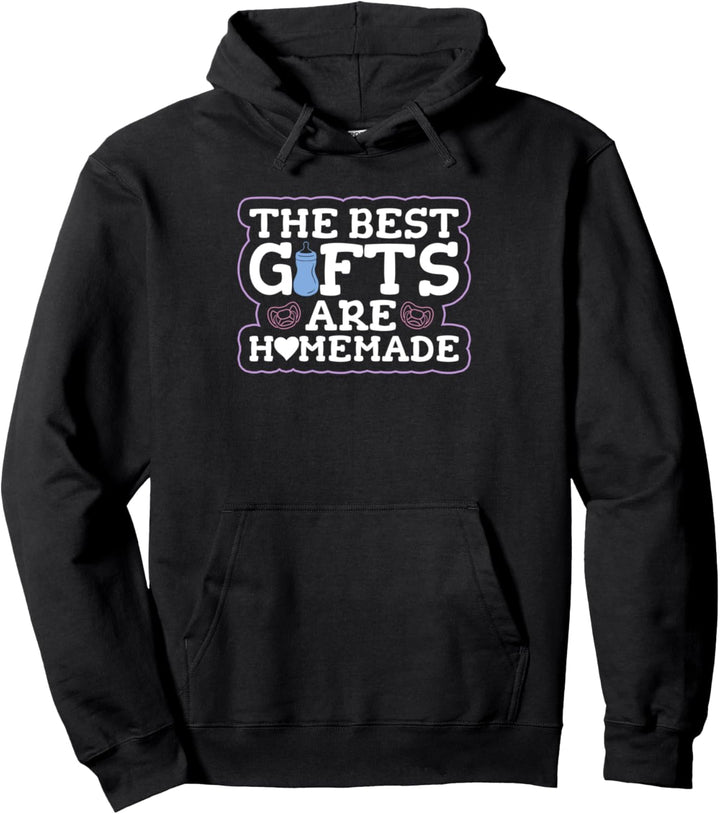 Geschenke sind hausgemacht Ironischer Spruch Familie Pullover Hoodie