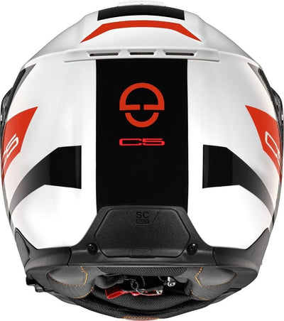 Schuberth C5 Eclipse Klapphelm (Red,XL (61)) XL 60/61 Eclipse Red, XL 60/61 Eclipse Red
