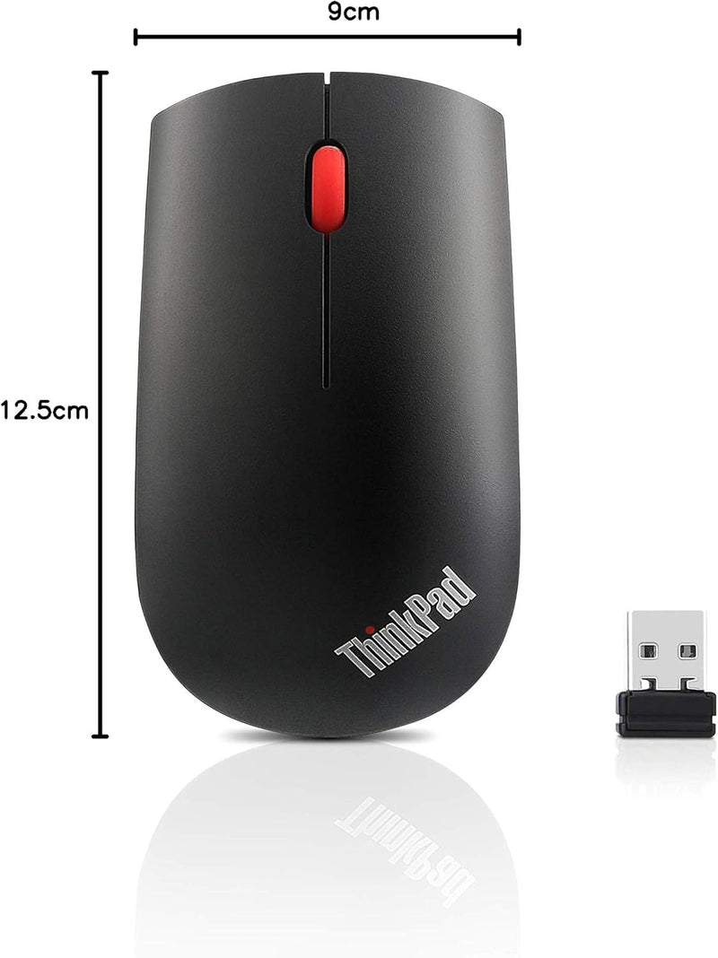 Lenovo ThinkPad Essential Wireless Mouse - Black 4X30M56887 Single, Single