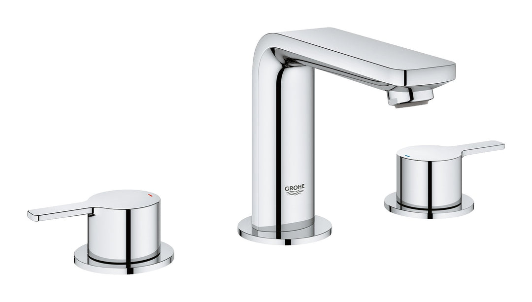 GROHE Lineare | Badarmatur - 3-Loch-Waschtischarmatur | mit Zugstange, chrom | 20304001 3-Loch Wasch