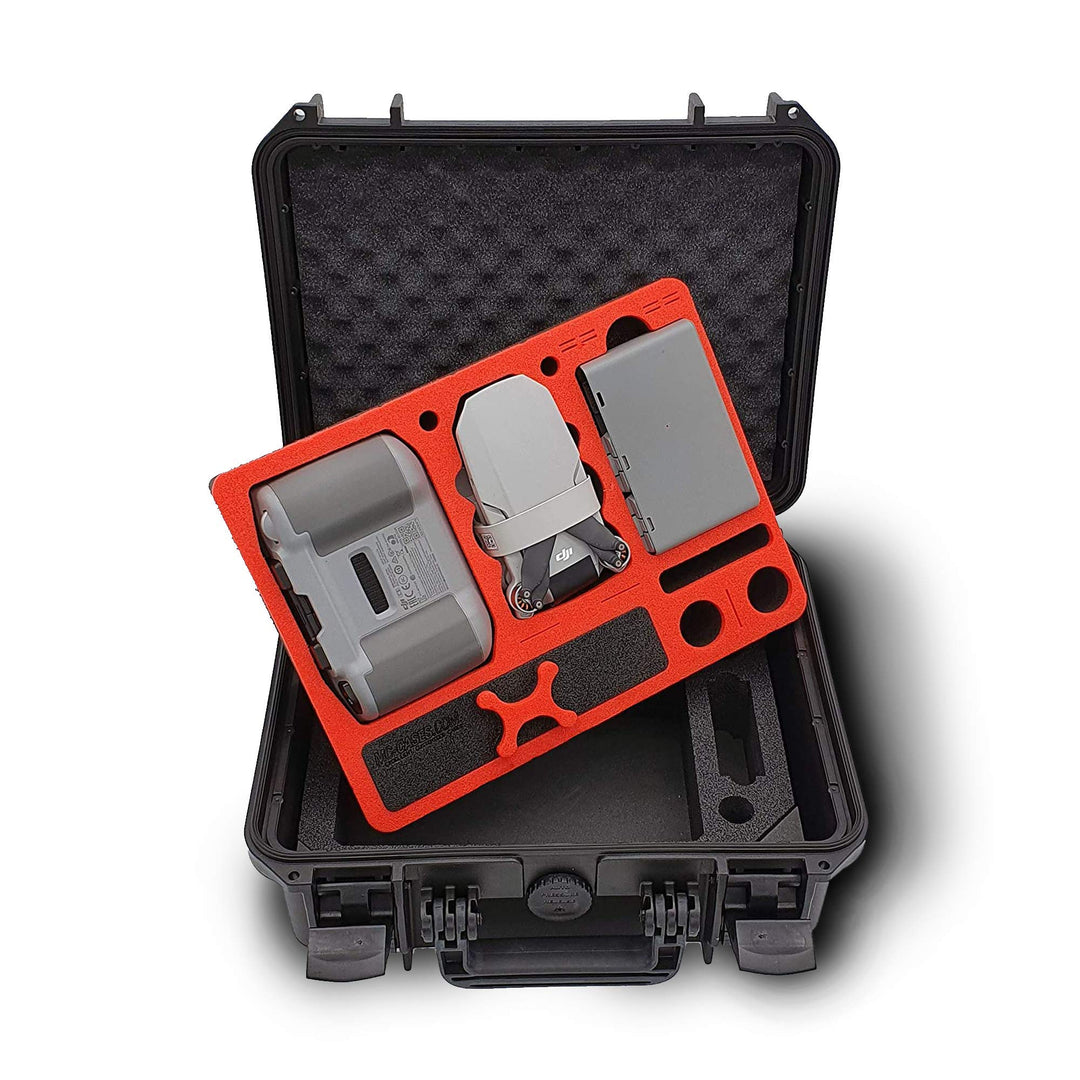 MC-CASES® Koffer für DJI Mavic Mini 2 und Zubehör - In der Explorer Edition für die Fly More Combo -