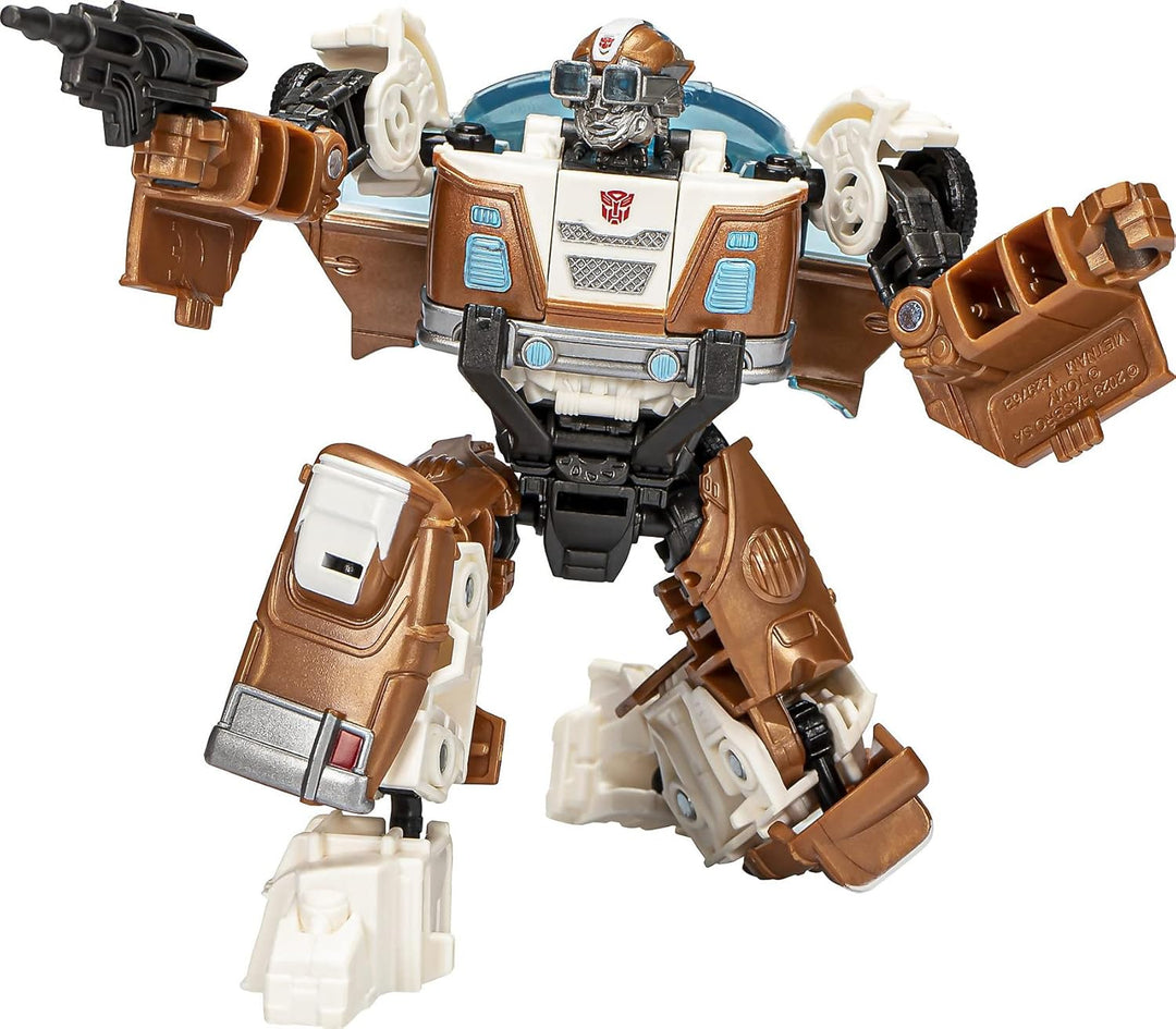 Transformers: Aufstieg der Bestien Deluxe-Klasse Wheeljack Action-Figur, 12,5 cm
