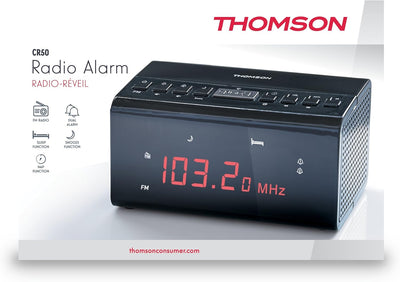 Thomson, Radio Clock (Black) Einzigartig, Einzigartig