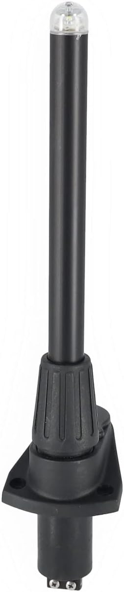 wellenshop LED Rundumleuchte Navigationslicht Positionslampe Boot Schiff mit Mast Grösse 25 cm steck