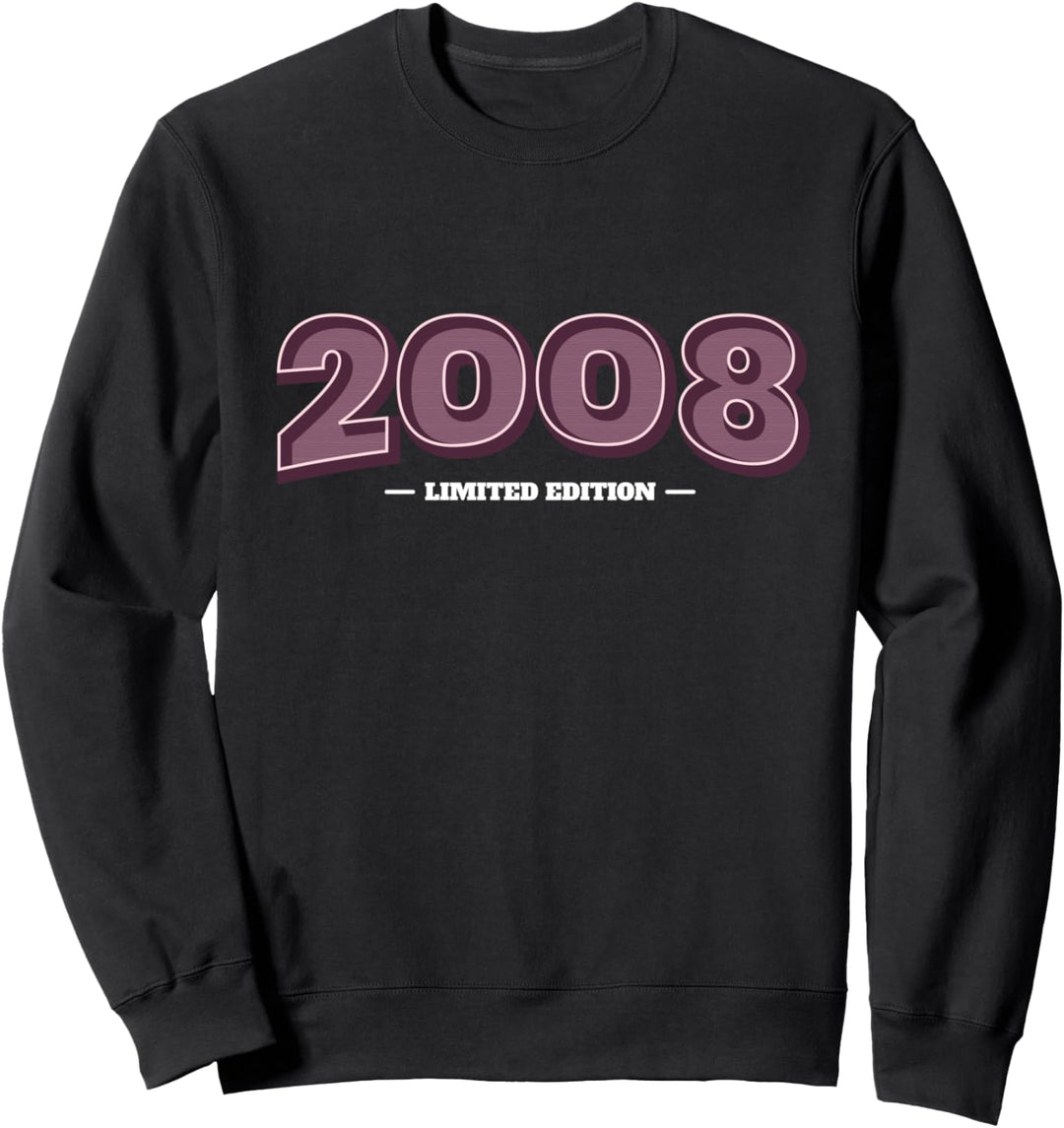 16. Geburtstag Junge Mädchen 16 Jahre 2008 Lustig Geschenk Sweatshirt