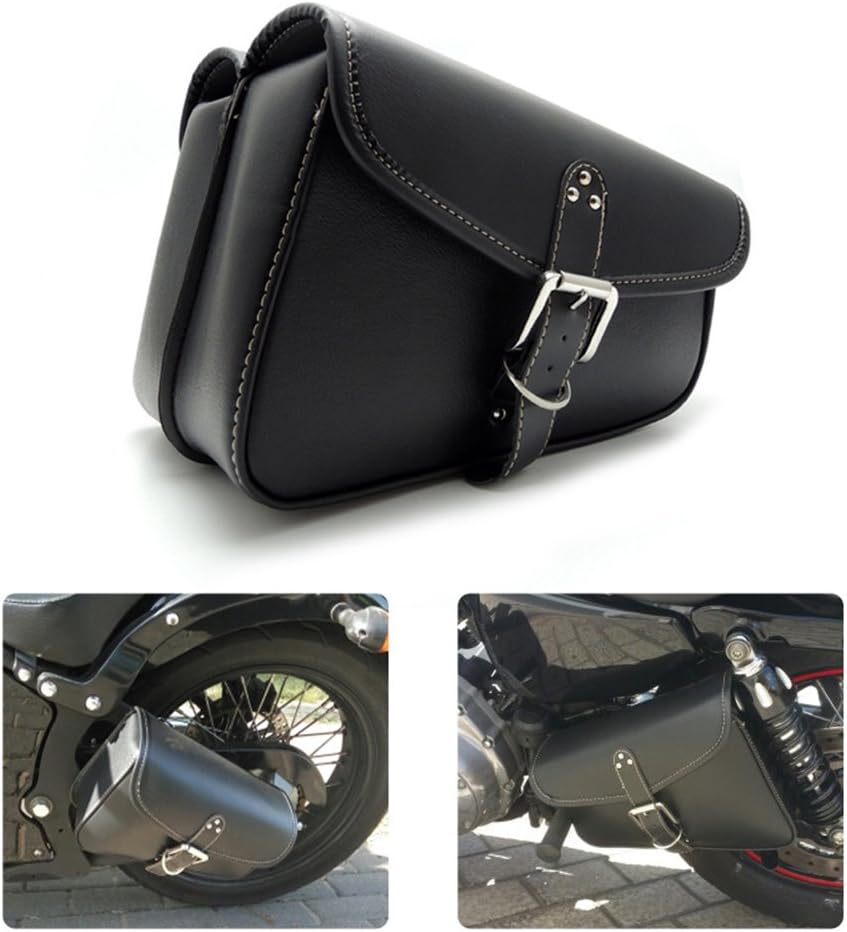 1 Stück Motorrad Satteltaschen Leder PU wasserdichte Rechts Satteltasche Motorrad Side Gepäck Werkze