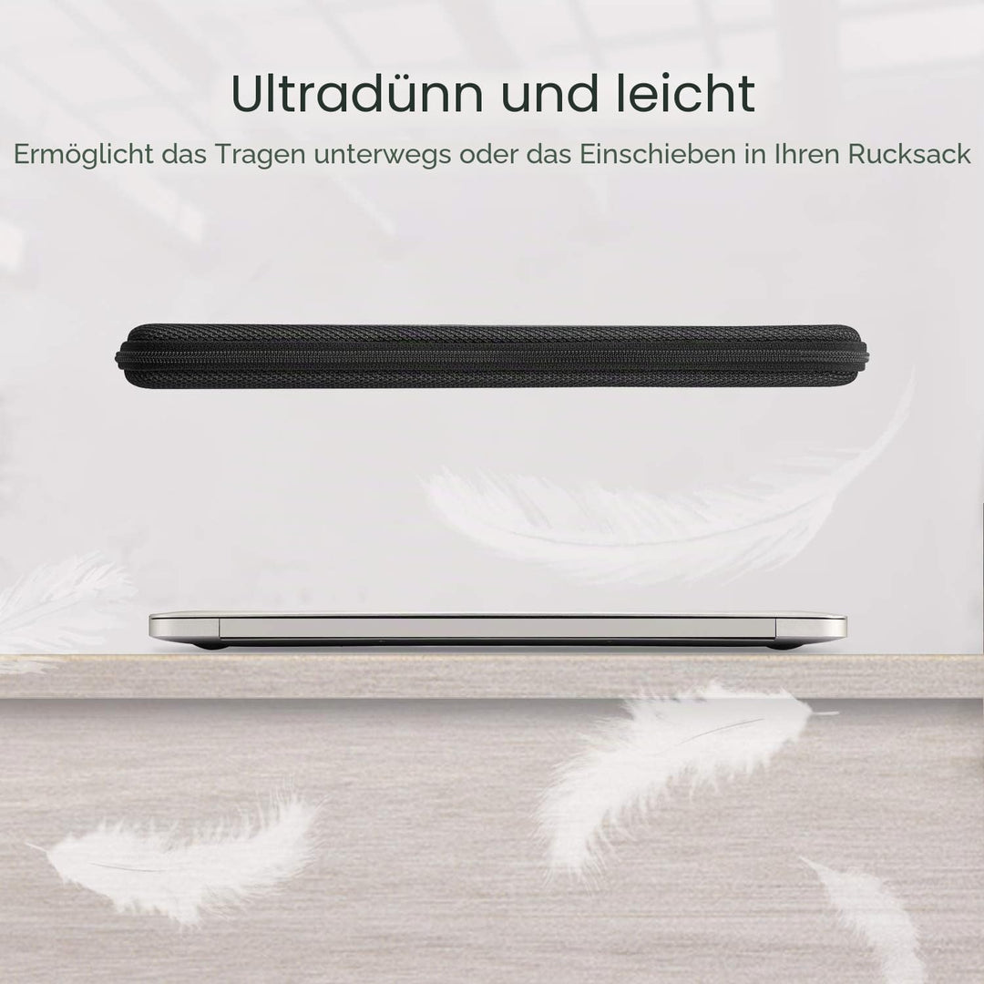 FINPAC Laptop Tasche Hülle für 13" MacBook Air 2024-2018 M3/A3113 M2/A2681 M1/A2337, 14" MacBook Pro