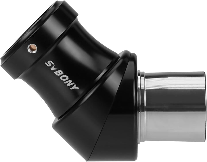 Svbony SV222 Diagonaladapter, 1,25" Zenitspiegel, 45° Diagonalprisma aus Metall mit Messing-Pressrin