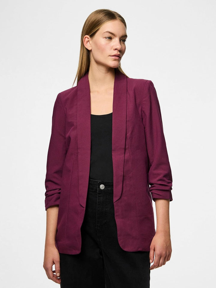 PIECES Female Blazer PCBOSELLA M Grape Wine, M Grape Wine