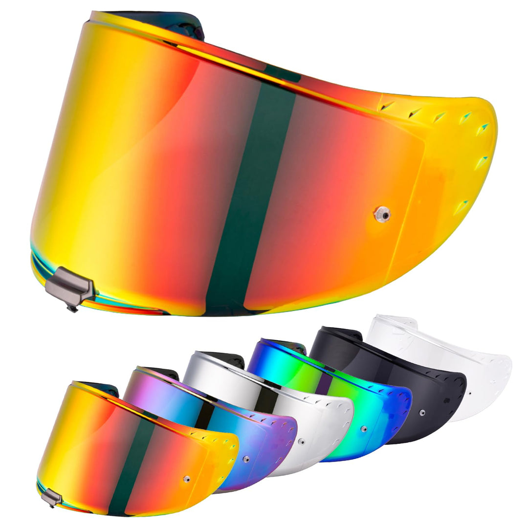 Helmvisier für FF327 Challenger,Motorradhelm Visier,Motorrad Windschutz Helm Objektiv Visier Vollges