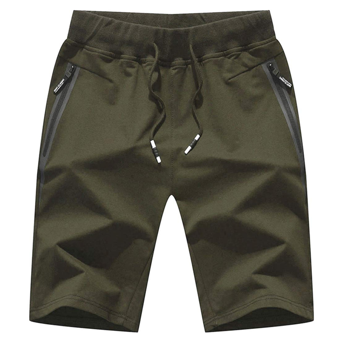 Tansozer Kurze Hosen Herren Shorts Mit Taschen L Armeegrün 01, L Armeegrün 01
