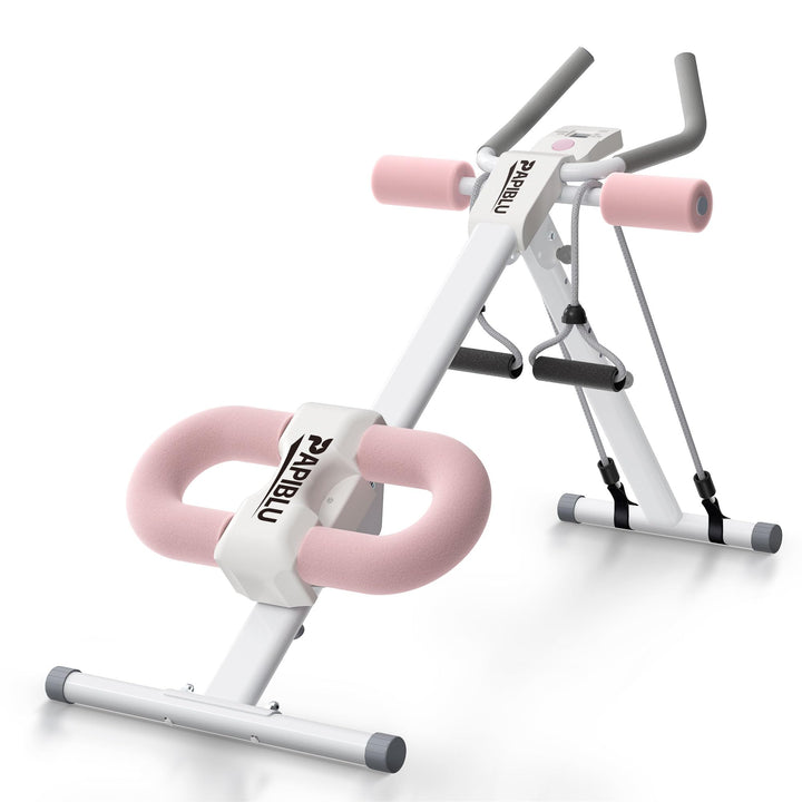bauchtrainer für zuhause, verstellbarer Bauchtrainer mit LCD-Monitor, zusammenklappbares Bauchmuskel