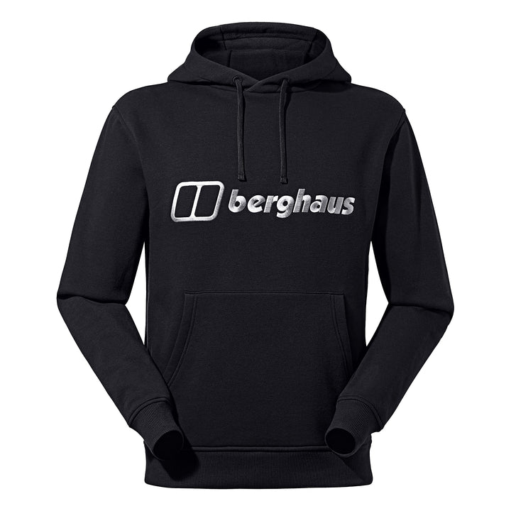 Berghaus Herren Logo Pullover Hoodie, Zusätzliche Wärme, Extra Bequem Fleece Jacket (1er Pack) S Sch