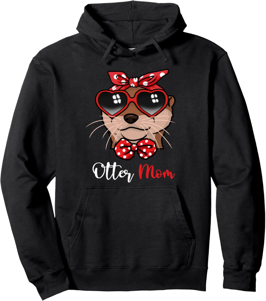 Otter Mom Hoodie Otter Geschenk Frauen Seeotter Otter Pullover Hoodie