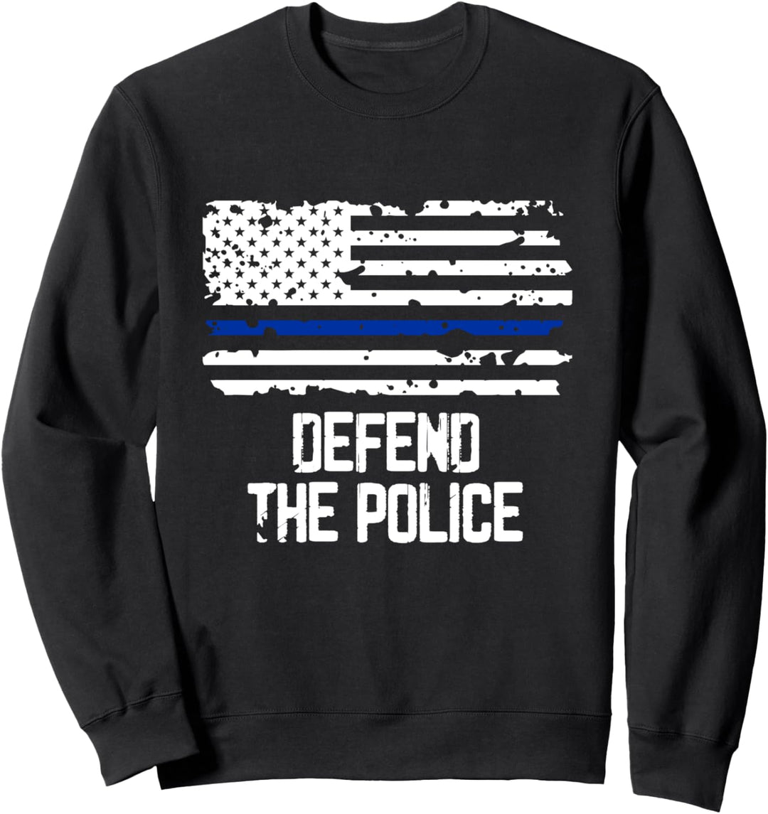 Die Polizei verteidigen - Amerikanische dünne blaue Linie Sweatshirt