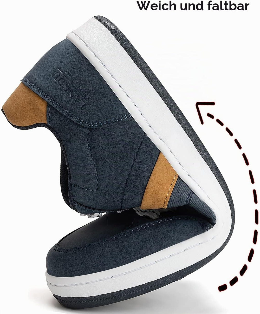 LANGDU Freizeitschuhe Herren Schuhe Sneaker Atmungsaktive 41-46 | Bequem,Leichtgewicht,Rutschfeste S