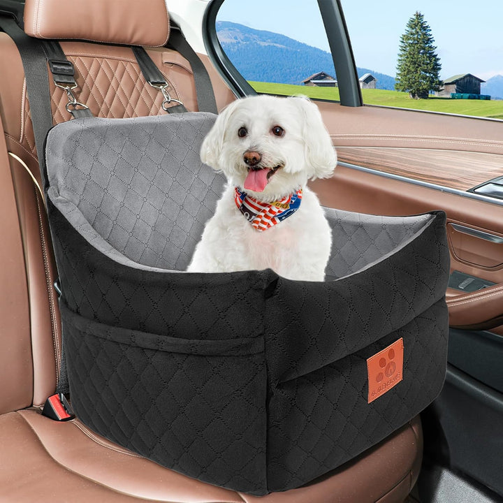 Hunde-Autositz für kleine/mittlere Hunde, Hundeautositz mit Dicker Polsterung unter 35 lbs, Abnehmba