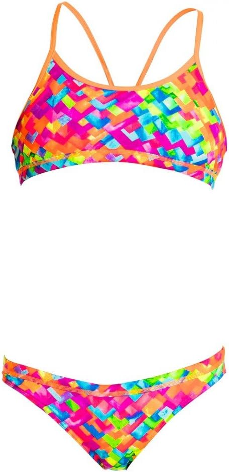 Funkita Schwimmbikini Set Racerback Stroke Rate Mädchen 140 Mehrfarbig, 140 Mehrfarbig