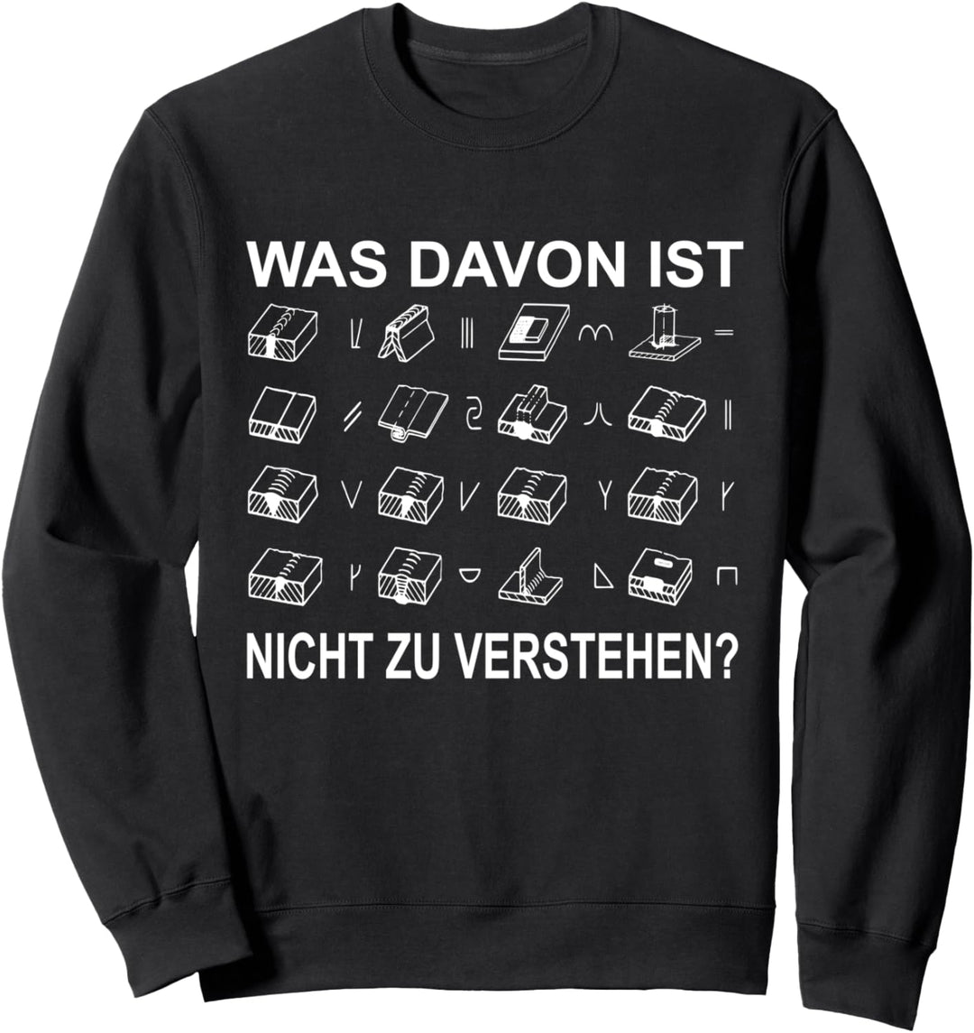 Schweissfachmann WIG Schweisser Arbeitskleidung Herren Sweatshirt