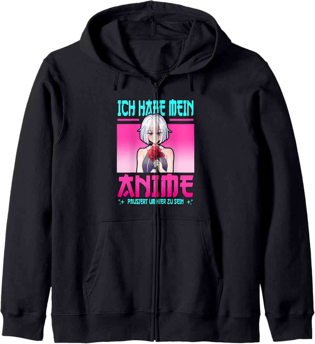 Ich habe mein Anime pausiert um hier zu sein Spruch Kapuzenjacke