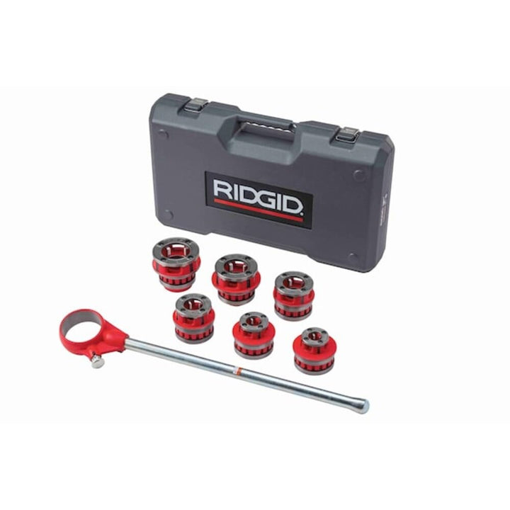 RIDGID 36475 Modell 12-R Ratschen-Gewindeschneider Set 1/2 bis 2 Zoll NPT, Set