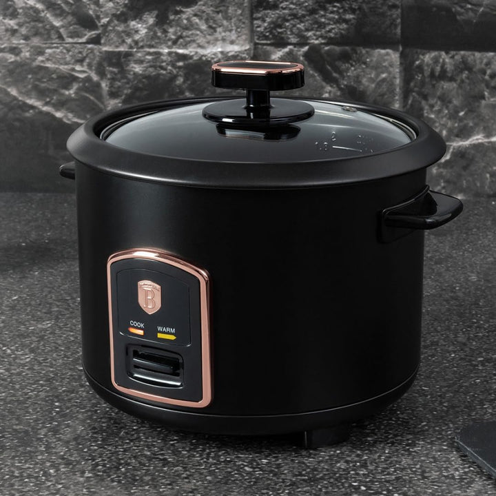 Berlinger Haus Reiskocher 1,8 Liter Black Rose Collection | Elegant, leistungsstark und einfach zu b