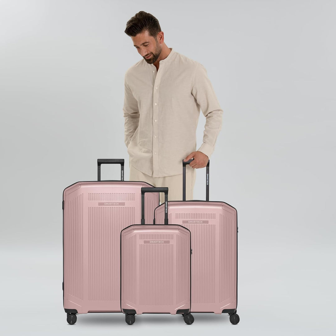 Smartbox Hartschalen Koffer-Set 3-teilig | aus hochwertigem, robusten und leichtem Polypropylen Mate