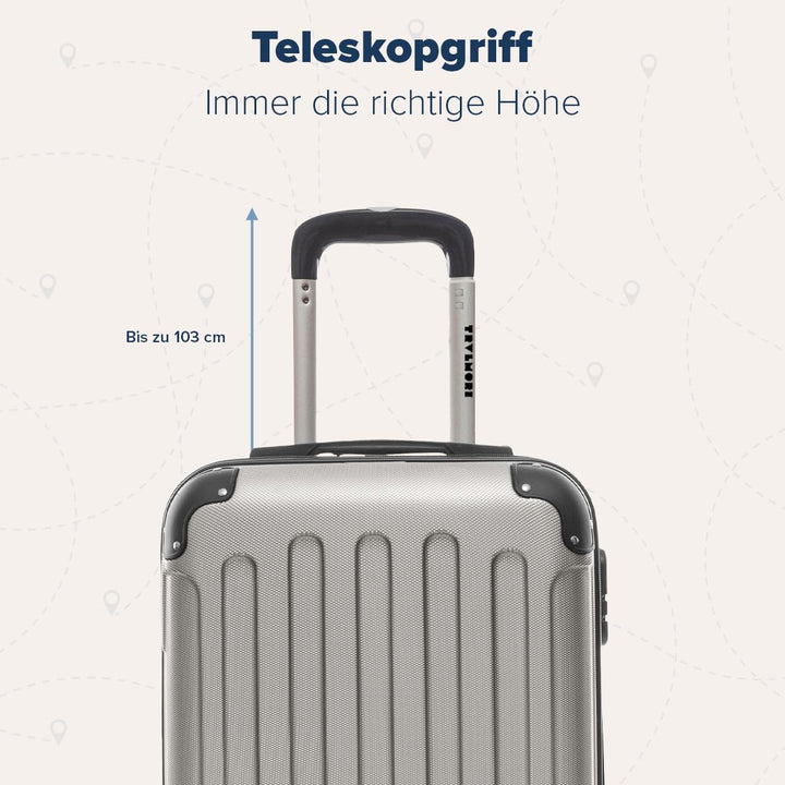 TRVLMORE Handgepäck Koffer 55x40x20cm, Koffer & Trolleys, Reisekoffer mit Rollen, Handgepäck Trolley