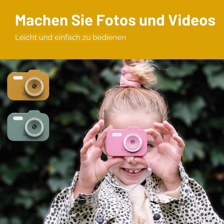 ZAZU Fun HD Digitalkamera für Kinder – 1080P Video, 2,0-Zoll-Display, wiederaufladbar, tragbare Kind
