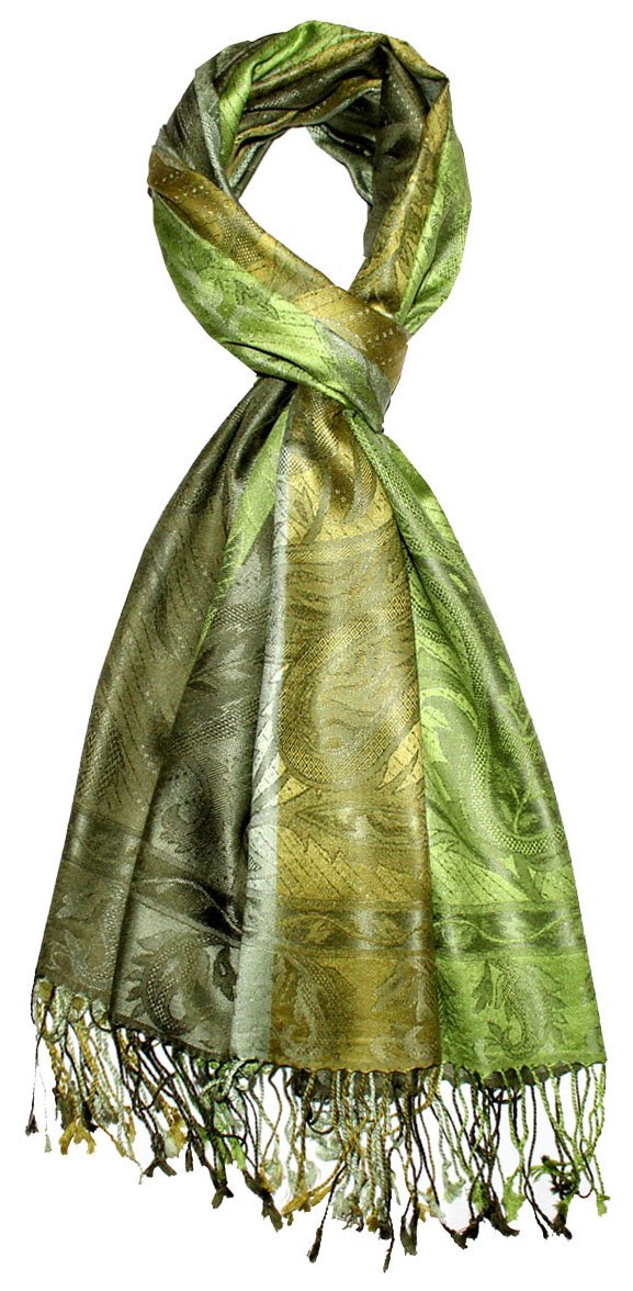 Lorenzo Cana Herrenschal Schaltuch jacquard gewebt 100% Seide 70 x 190 cm Paisley Muster Seidenschal