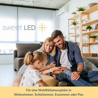 Sweet Led,6er Einbaustrahler flach, stufenlos dimmbar, Deckenspots aus Metall-schwenkbar, Einbautief