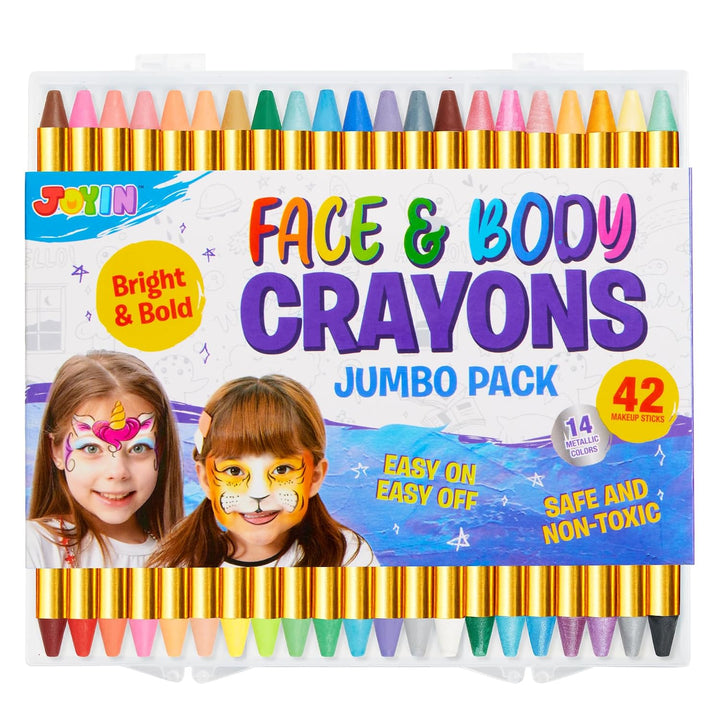 JOYIN 14 Farben Schminkstifte Kit Kinder,Abwaschbare Kinderschminke Set,Farben Gesichtsfarbe Schmink