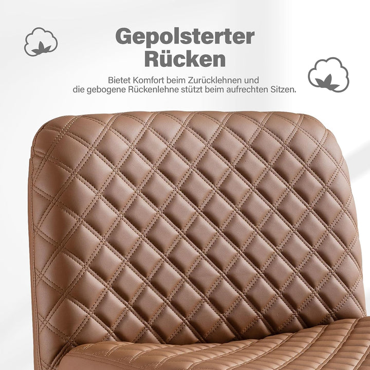 Bosmiller Bürostuhl Ohne Armlehnen Höhenverstellbar Schreibtischstuhl Armless Office Chair Schminkti