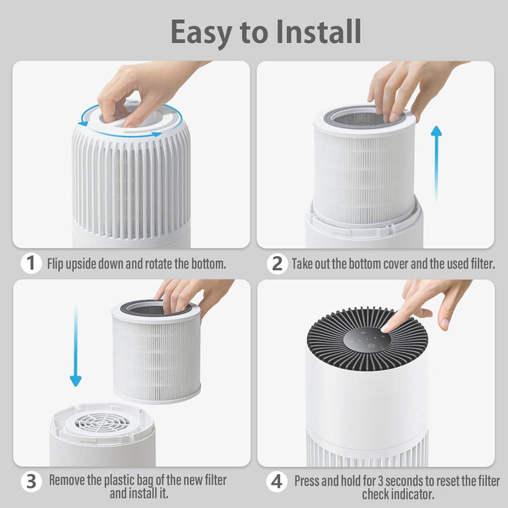 H7127 Ersatzfilter für GoveeLife H7127 Mini Luftreiniger – 3-in-1 H13 HEPA Filter mit Vorfilter & Ak