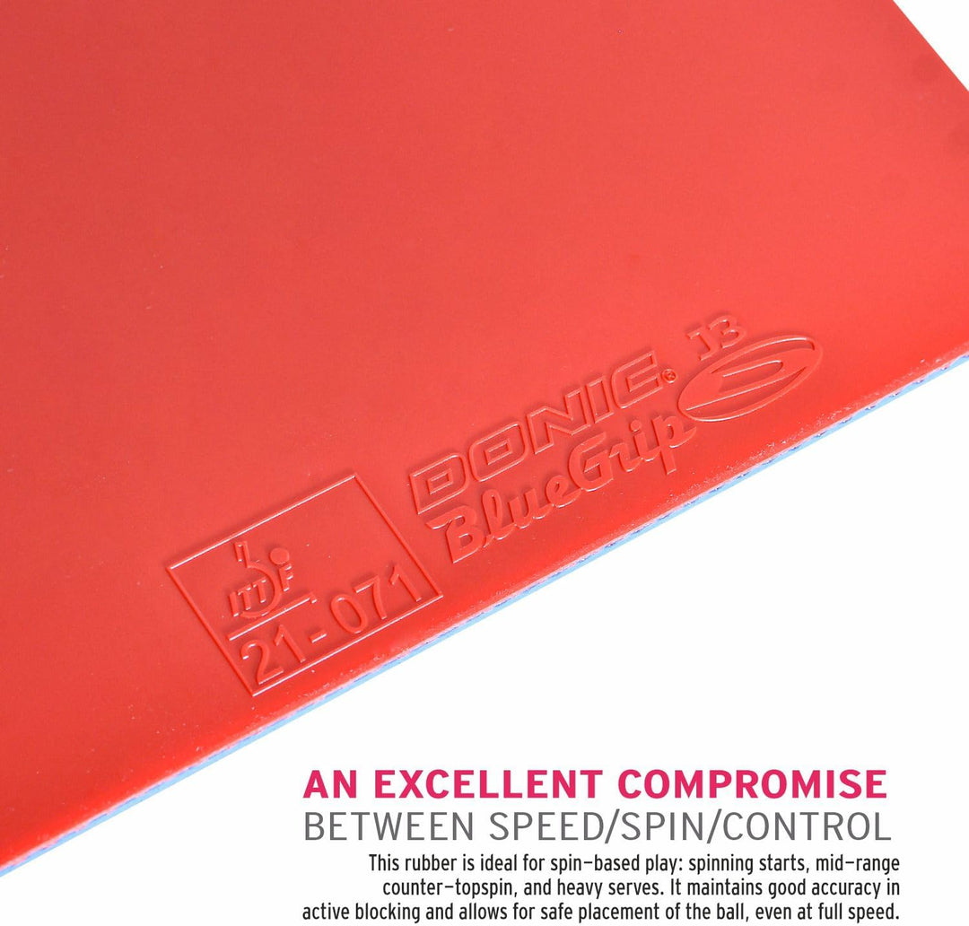 Donic Belag BlueGrip J3 Max Rot, Max Rot