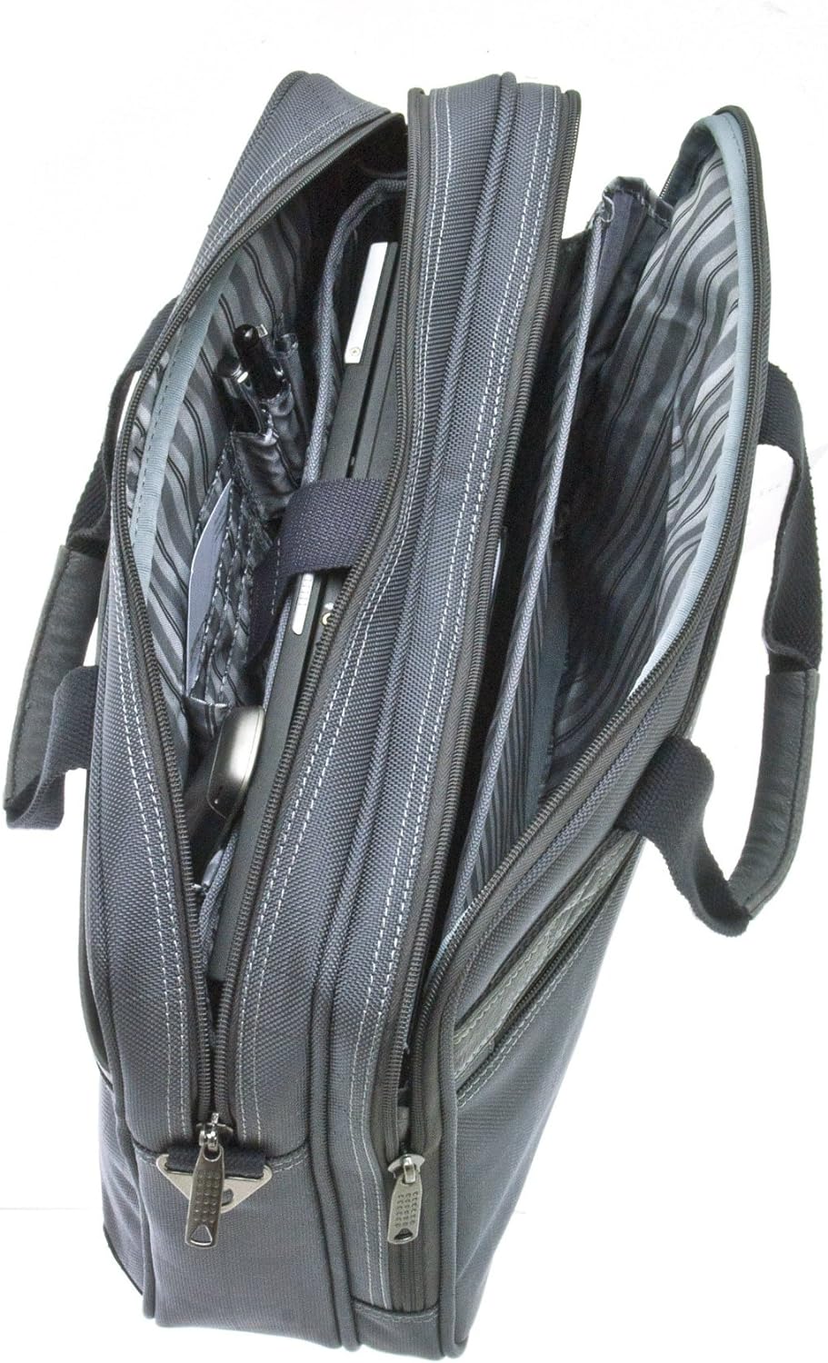 Akten Arbeits Umhänge Tasche 40 x30x11cm Gross Grau Anthrazit Davidts Bowatex