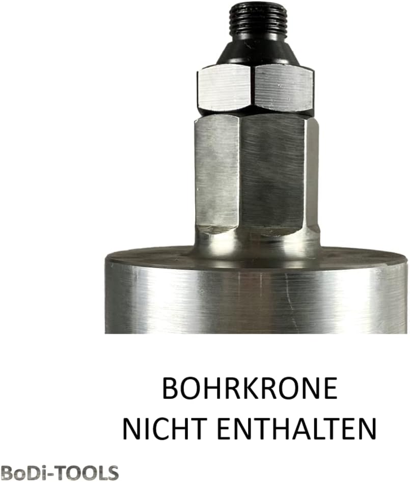 BoDi-TOOLS Bohrkronen Adapter, Dosensenker Adapter, Fliesenbohrer Adapter, (Adapter, R 1/2" Zapfen a