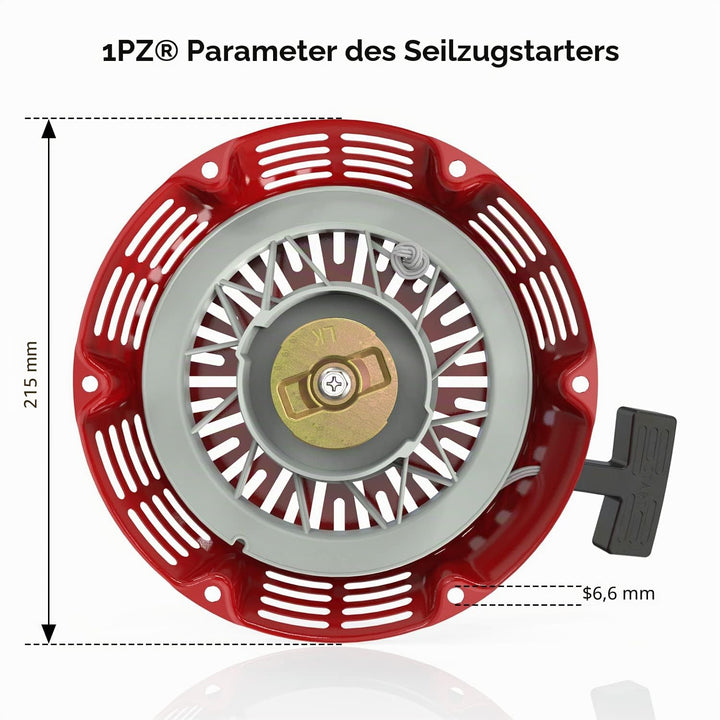 1PZ FPS-X39 Anlasser mit Rückholfunktion Recoil Starter Pull Start Ersatz für Honda GX340 GX390 GX61