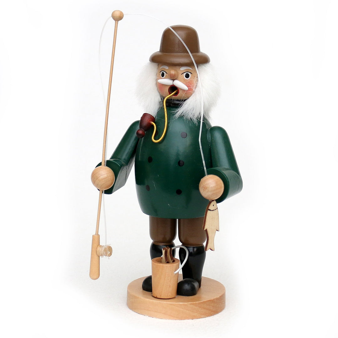 Wichtelstube-Kollektion Räuchermännchen Räuchermann Angler Räucherfigur 20cm