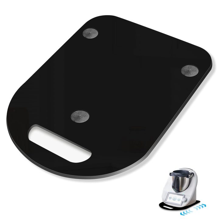 Ohano Gleitbrett für Thermomix TM6/TM5 Leicht Gleitendes,Brett für Thermomix mit Rollen, Acryl Rollb