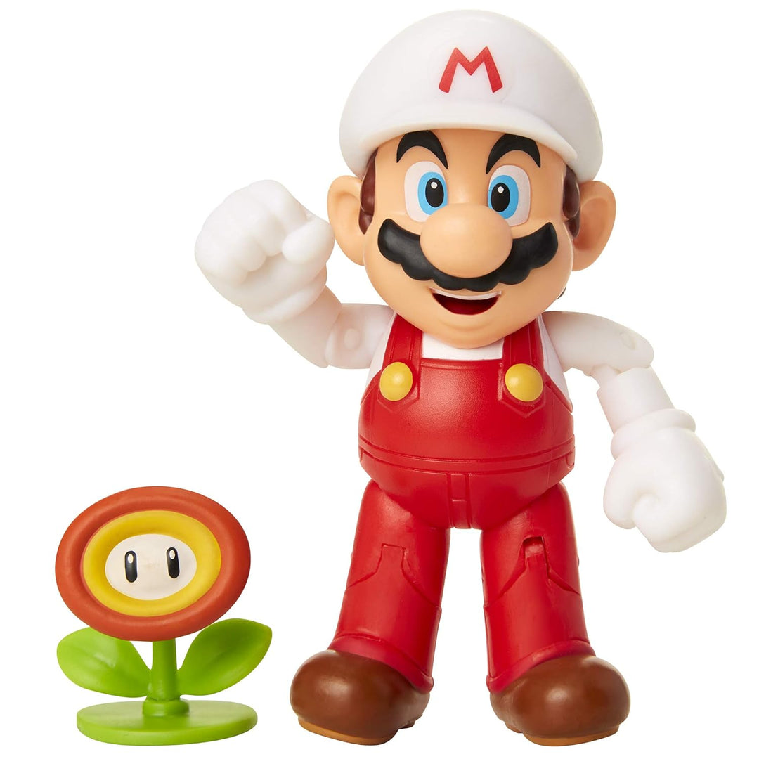 Nintendo Figur (10cm) W3 - Mario mit Fire Flower