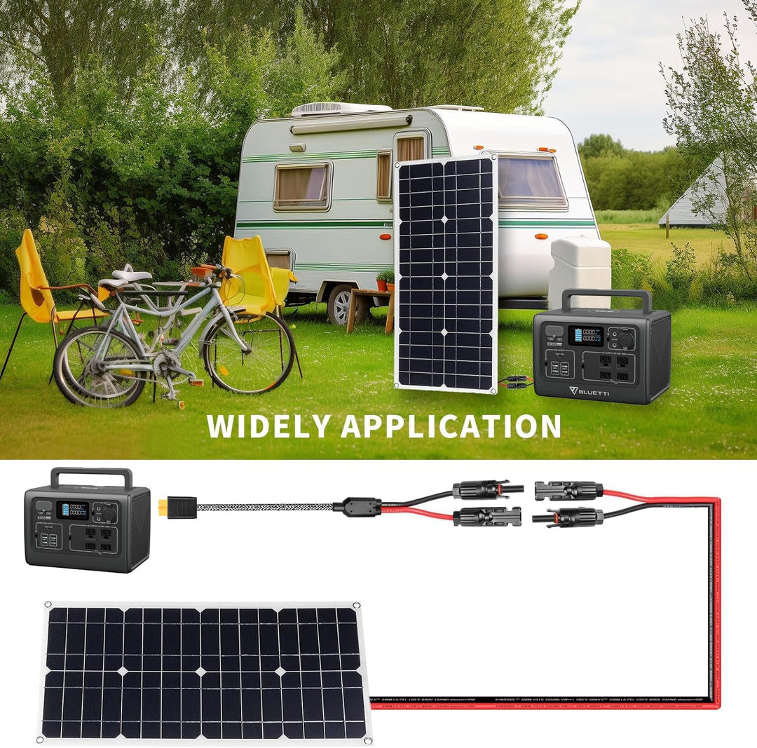 KFD XT60 Stecker Verlängerungskabel Extension Solarkabel für Ecoflow Delta 2 Pro Max River Adapter P