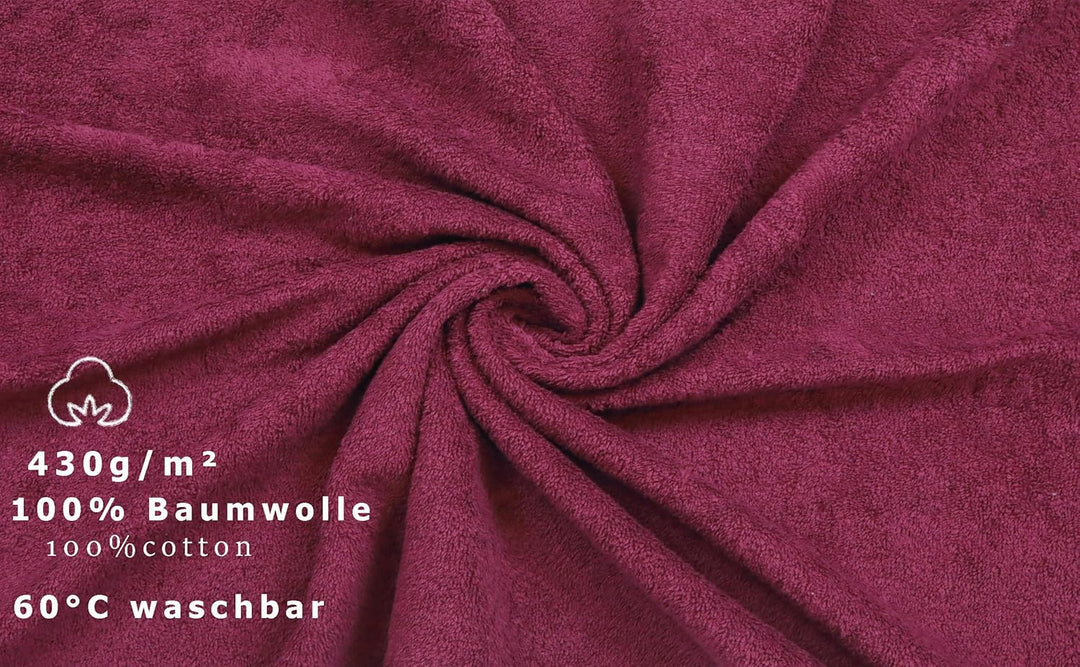 Betz 8er Set Handtücher Handtuch Deluxe 100% Baumwolle 2 Badetücher 2 Duschtücher 2 Handtücher 2 Sei