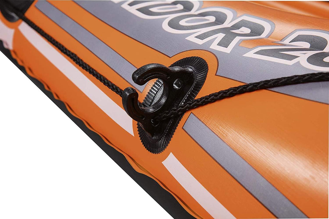 Bestway 61062 - Bootsset 198 x 122 cm - Schlauchboot mit Luftpumpe und Paddel