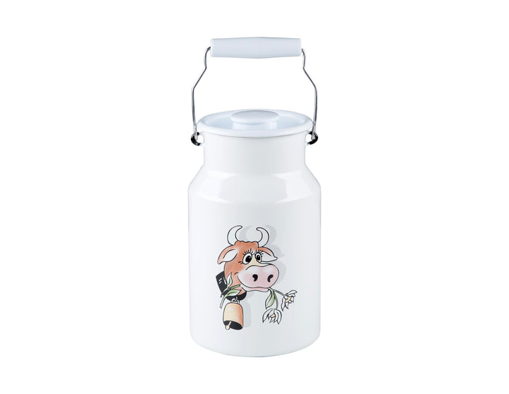 Riess, 0311-084, Milchkanne mit Deckel 2,00 L, COUNTRY - ALMLIESEL, Höhe 23,2 cm, Inhalt 2,0 Liter,